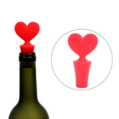 Silicone Wine Stopper Poker Series Wine Stopper, 12 PCS Poker Shape, 12 PCS Peach Heart Shape, 12 PCS Black Plum Shape, 12 PCS Red Square Shape