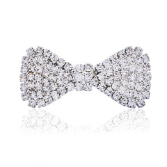 2 PCS  Fashion Women Crystal Rhinestone Hairpins Bow Knot Barrettes