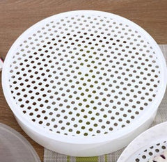 Microwave Steamer Cooker Steam Cooking Pot Accessories Vegetables Seafood Steamer, Single layer, Double layer