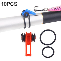 10 PCS/Bag Plastic Fishing Hook Keeper for Fishing Rod Pole Fishing Lures Bait  Safety Holder Fishing Tackle, Red, Purple, Black, Blue, Yellow, Pink, Orange, Green