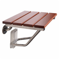 Folding Solid Wood Wall Mounted Relaxation Shower Chair, F Fype Folding Solid Chair