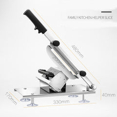 Alloy Stainless Steel Household Manual Thickness Adjustable Meat Vegetables Slicer Meat Slicing Machine, Meat Slicing Machine