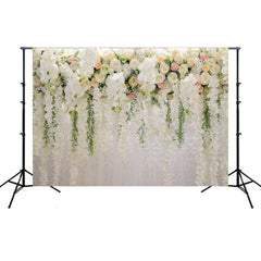 2.1m x 1.5m Flower Wall Simulation Rose Wedding Party Arrangement 3D Photography Background Cloth, H1 Flower Wall, H2 Flower Wall, H3 Flower Wall