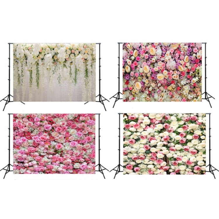 2.1m x 1.5m Flower Wall Simulation Rose Wedding Party Arrangement 3D Photography Background Cloth, H1 Flower Wall, H2 Flower Wall, H3 Flower Wall