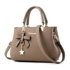 Women Luxury Tote Plum Blossom Bow Sweet Messenger Bag