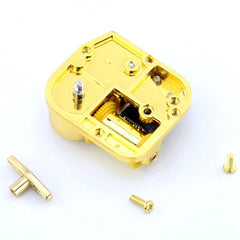 Eight-tone Gold-plated Bar Repair Parts DIY Sky City Paperback Music Box, Castle in the Sky, Canon, Memory, Meet, Fairy Tale, Swan Lake, Edelweiss, Ode to Joy, Robot Cat, Love Story, Reappeared Yesterday, Wonderful Grace, My Heart Will Always Be       ...