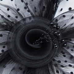 Handmade Bride Mesh Hair Accessories Wedding Photo Hat Headwear, Red, Blue, Navy, Black, White, Gray, Pink, Beige