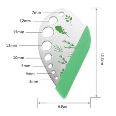Creative 9-hole Vanilla Cutter Multi-function Stainless Steel Vanilla Peeler Stripper, Vanilla Cutter