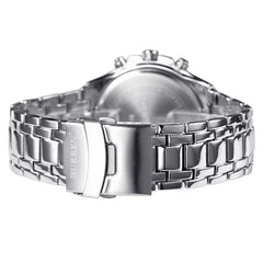 CURREN 8023 Men Stainless Steel Analog Sport Quartz Watch, White case white face, Silver case gold face, Silver case gold ring black face, Black case white face, Black case black face, Black case gold ring white face, Black case gold face              ...