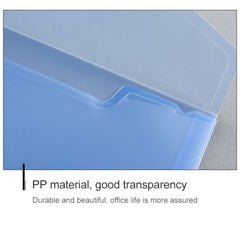 12 PCS A4 Clear Document Bag Paper File Folder Stationery School Office PP Case