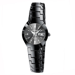 FNGEEN 5808 Women Fashion Steel Strap Quartz Watch Couple Watch, Brown Steel Coffee Surface, Black Steel Black Surface, Stainless Stee White Surface, White Steel Black Surface, Stainless Steel Blue Surface
