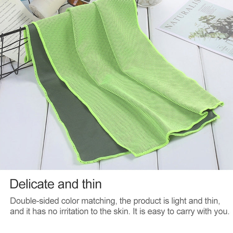 Absorbent Polyester Quick-drying Breathable Cold-skinned Fitness Sports Portable Towel, 30x100 Round Cask