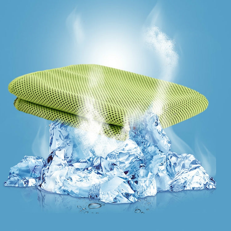 Absorbent Polyester Quick-drying Breathable Cold-skinned Fitness Sports Portable Towel, 30x100 Round Cask