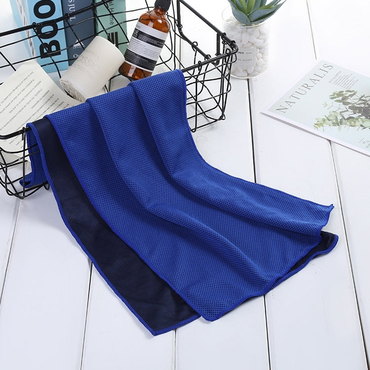 Absorbent Polyester Quick-drying Breathable Cold-skinned Fitness Sports Portable Towel, 30x100 Round Cask