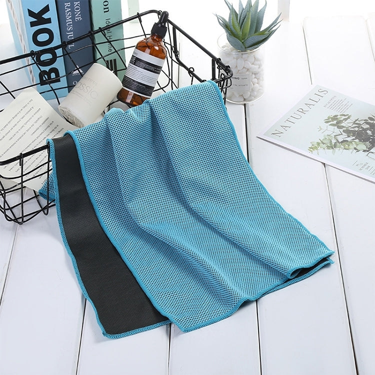 Absorbent Polyester Quick-drying Breathable Cold-skinned Fitness Sports Portable Towel, 30x100 Round Cask