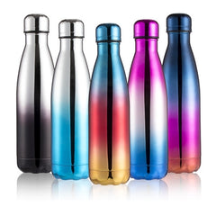 Thermal Cup Vacuum Flask Heat Water Bottle Portable Stainless Steel Sports Kettle, 500ml