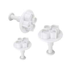 2 Set Silicone Hydrangea Fondant Cake Decorating Flower Blossom Mold, 3 PCS Hydrangea