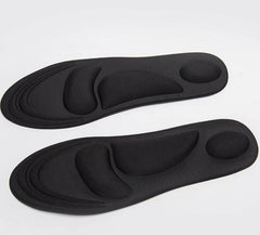One Pair 4D Sport Sponge Soft Insole High Heel Shoe Pad Pain Relief Insert Cushion Pad for Woman