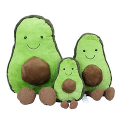 Cute Cartoon Avocado Plush Pillow Toy 22~45Cm Avocado With Feet Children Fruit Avocado Stuffed Plush Pillow Toy Gift for Child
