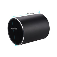Aluminum Round Desk Pencil Holder Container Organizer Stationery Gift