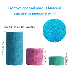 Self-adhesive Elastic Bandage for Sports, 450 x 2.5cm, 450 x 10cm