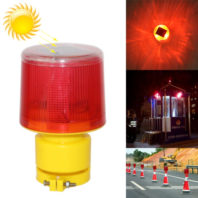 Night Solar Warning Construction Safety Warn Flash Lights Signal Light, Sleeve (Red), Slim handle (Red), Magnet (Red), Crude (Red)