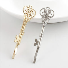 Vintage Ladies Hairpin Mini Key Hairpin Word Clip Gair Accessories