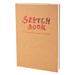 BN5704 Sketchbook Notepad Artist Sketch Drawing Design 120 Sheets Vintage Sketch Book Diary Drawing Notebook, A4, A5