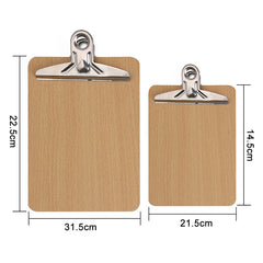 10 PCS Portable A4 / A5 Wooden Writing Clip Board File Hardboard with Batterfly Clip, A5 3mm thick