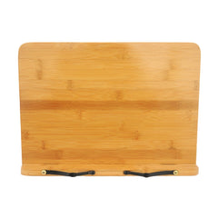 Wood Tablet Bookends Bracket Cookbook Textbooks Document Bamboo Foldable Reading Rest Book Stand, Light Board Small, Light Board Medium, Light Board Large, Hollow Small, Hollow Medium, Hollow Large