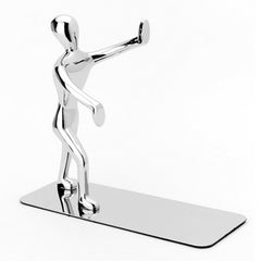 1 Pair Book Holder Humanoid Figure Non-Skid Art Desk Organizer Bookshelf Office Study Decoration, Non-Skid Art Desk Organizer
