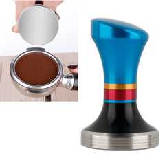 58mm CoffeeTamper Stainless Steel Coffee Powder Hammer Flat Base Powder Press