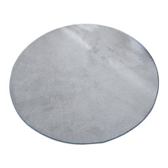 KSolid Round Carpet Soft Fleece Mat Anti-Slip Area Rug Kids Bedroom Door Mats, Diameter: 100cm