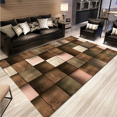 Simple Modern Abstract Lattice Carpets Living Room Bedroom Floor Mat, 40x60cm, 50x80cm, 60x90cm, 80x120cm, 80x160cm, 140x200cm, 160x230cm, 180x260cm, 200x300cm
