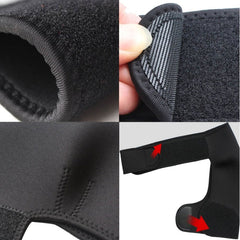 Breathable Adjustable Shoulder Support Brace Unisex Sport Compression Brace Strap Wrap Shoulder Belt, Right Shoulder, Left Shoulder