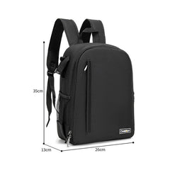 SLR Camera Shoulder Digital Camera Bag Outdoor Lightweight and Durable Nylon Photography Backpack, Small Size, Large Size