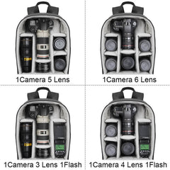 SLR Camera Shoulder Digital Camera Bag Outdoor Lightweight and Durable Nylon Photography Backpack, Small Size, Large Size