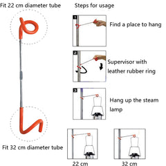 3 PCS Outdoor Camping S-type Multifunctional Hook Metal Two-way Hanging Hook For Camping Tent Light Hanging Steam Light