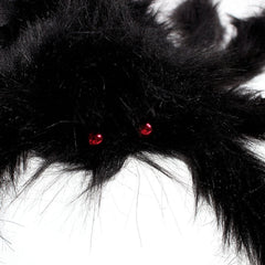 Creative Halloween Party Black Plush Spider Decoration, 15cm, 30cm, 50cm, 75cm, 90cm