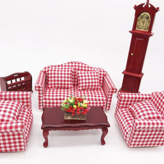 2 PCS 1:12 mini Doll House Dollhouse Garden Scene Simulation Flower Potted Clay Flower, Clay Flower