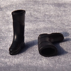 3 Pairs 1:12 Dollhouse Doll House Simulation Model mini Accessories Plastic Long Tube Rain Boots, 3 Pairs Long Tube Rain Boots