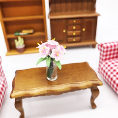 1:12 mini Doll House Dollhouse Furniture Pocket Decoration Arrange Flowers Lily, Flowers Lily
