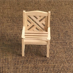 4 PCS / Set 1:12 Doll House Mini Furniture Model Outdoor Garden Chair Stool, Outdoor Garden Chai