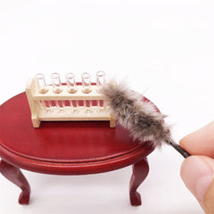 1:12 Mini House Toy Simulation Chicken Hair Brush, Simulation Chicken Hair Brush