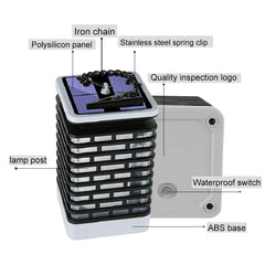 LED Solar Induction Landscape Light Flame Lamp Outdoor Waterproof Garden Lantern