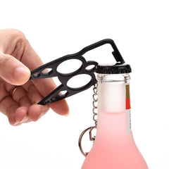 Multifunctional Outdoor Self-defense Double Finger Buckle Can Break The Window, Random Color Delivery, Self-defense Double Finger Buckle