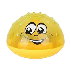 Baby Bathroom Play Water Bath Toy Children Electric Induction Sprinkler Ball with Light & Music, Yellow