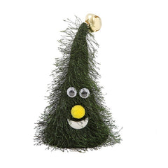 6 inch Electric Cap Christmas Swing Tree Hat Christmas Ornaments Props, Shake Cap with Music, Shake Cap with Pentagram Light, Swing Tree with Bell, Swing Tree with Pentagram Light