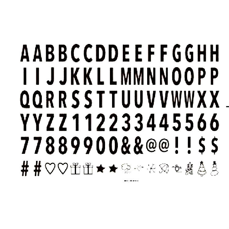 Alphabet Handmade Puzzle Light Box Decoration Night Light Home Decoration with Black and White Card, Pink box pink strip, White box white strip, Black box black strip, Black box white strip