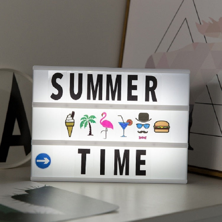 Alphabet Handmade Puzzle Light Box Decoration Night Light Home Decoration with Black and White Card, Pink box pink strip, White box white strip, Black box black strip, Black box white strip
